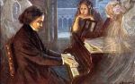 Frederic Chopin And George Sand by Lionello Balestrieri Flash Jigsaw Puzzle