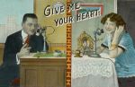 'Give Me Your Heart' -Antique postcard, circa 1918 -Flash Jigsaw Puzzle