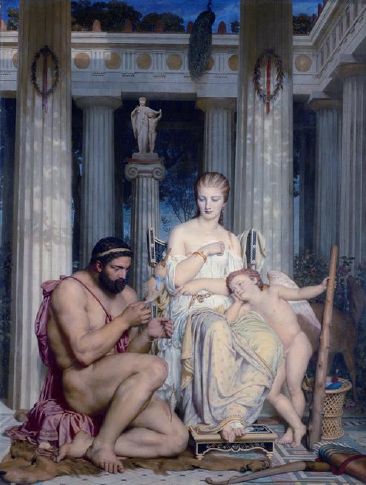 Herakles and Omphale by Charles Gleyre