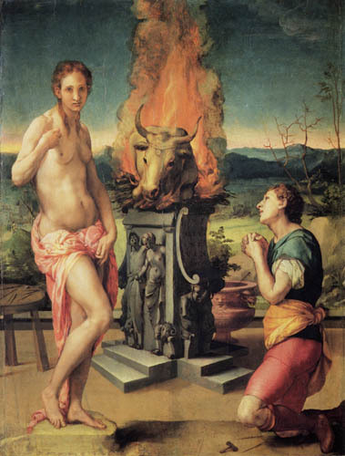 Galatea and Pygmalion by Agnolo Bronzino, circa 1529
