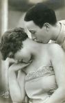 French Postcard, c. 1925 -The heart is the place where we live our passions. It is frail and easily broken, but wonderfully resilient. There is no point in trying to deceive the heart. It depends upon our honesty for its survival. -Leo Buscaglia (Born For Love)