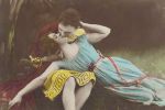 French Postcard, c. 1925 -We are all born for love... it is the principle existence and it's only end. -Benjamin Disraeli