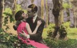 French Postcard, c. 1925 -Romantic love is a passionate spiritual-emotional-sexual attachment between a man and a woman that reflects a high regard for the value of each other's person. -Nathaniel Branden