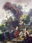 Puzzle: The Crowning Of Love by Jean-Honor� Fragonard -To love is to admire with the heart; to admire is to love with the mind. -Theophile Gautier