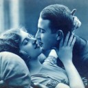 Download beautiful desktop wallpaper of antique romantic postcards