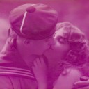 Download beautiful desktop wallpaper of antique romantic postcards