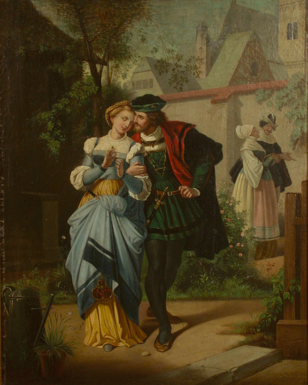 Unknown Artist Renaissance Lovers (19th Century