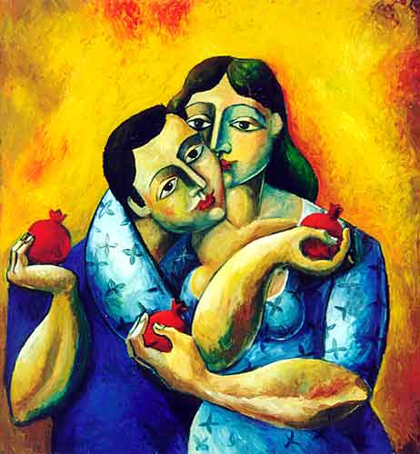 Portrait Of A Sweet Embrace by Yuroz