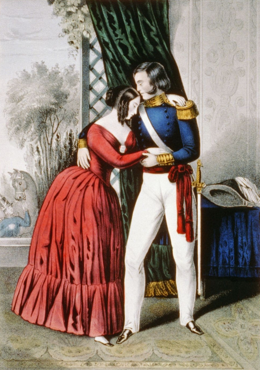 The Soldier's Adieu by Nathaniel Currier