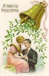 Antique New Year's Romantic Postcards 5