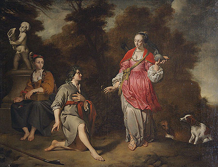 Granida and Daifilo by Casper Casteleyns. 1653