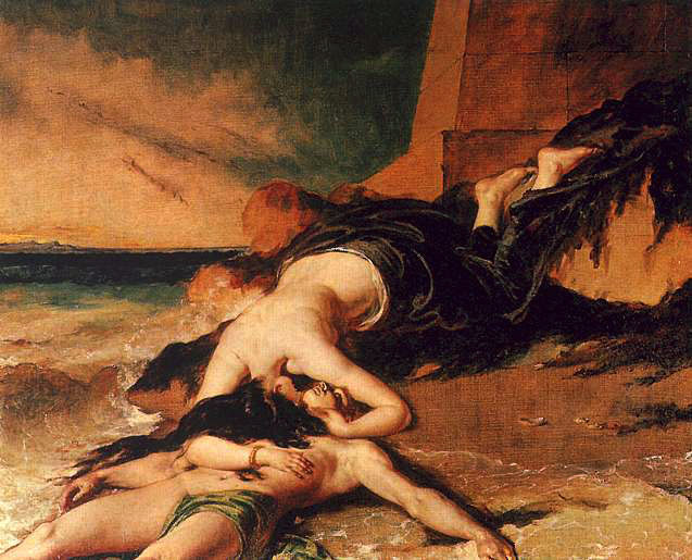 William Etty - Hero and Leander -1828