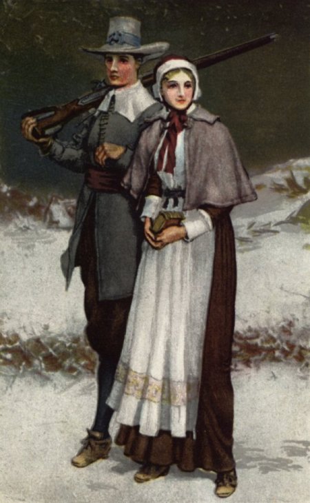 John Alden and Priscilla Mullins