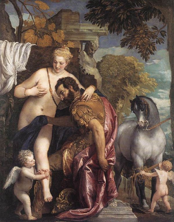 Paolo Veronese - Mars and Venus United by Love - 1570-80