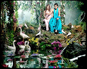 Image from an Indian Television Series based on the tale of Shakuntala and Dushyant