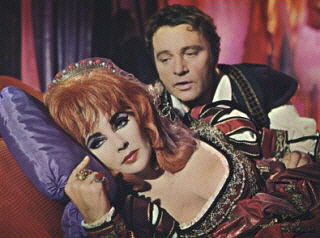 Elizabeth Taylor and Richard Burton in Doctor Faustus, 1967